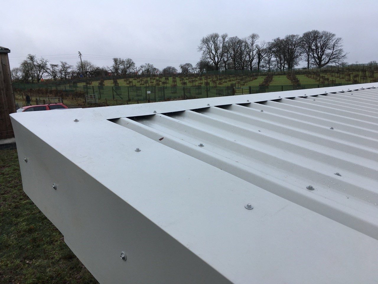 Product photo — 0.7mm Metal Roof Sheets R32/1000-Plast.GWGrey 3050x1000mm (image 2 of 2)