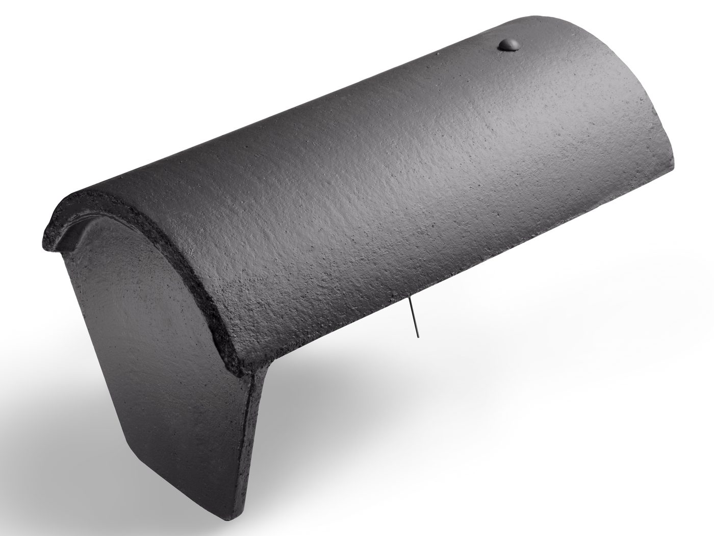 Product photo — Marley Modern Block End Ridge Smooth Grey (image 1 of 1)
