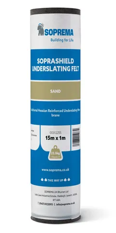 Product photo — Soprasheild 1F Underslating Felt (15x1m)