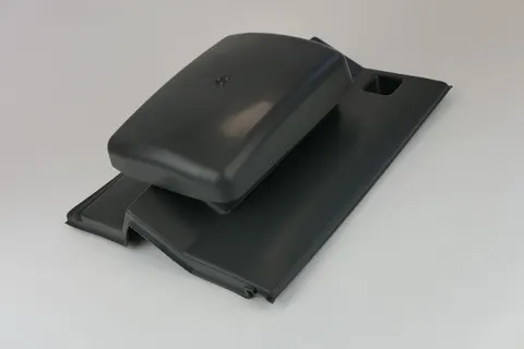 Product photo — UB19 Ubbink Hooded Tile Vent Delta Anthracite