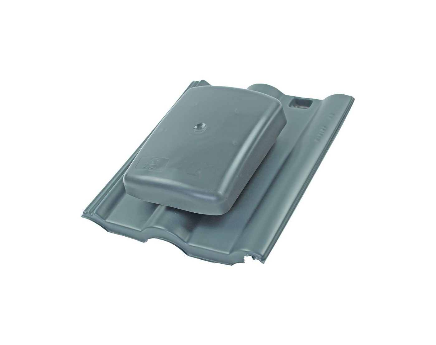 Product photo — UB19 Ubbink Hooded Tile Vent Caledonian Anthracite (image 1 of 1)